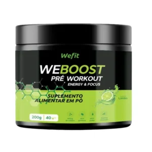 Pré-treino Weboost 200g – Sabor Limão